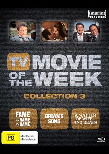 Glen Innes NSW, TV Movie Of The Week - Fame Is The Name Of The Game / Brian's Song / Matter Of Wife... And Death, A, Movie, Drama, Blu Ray
