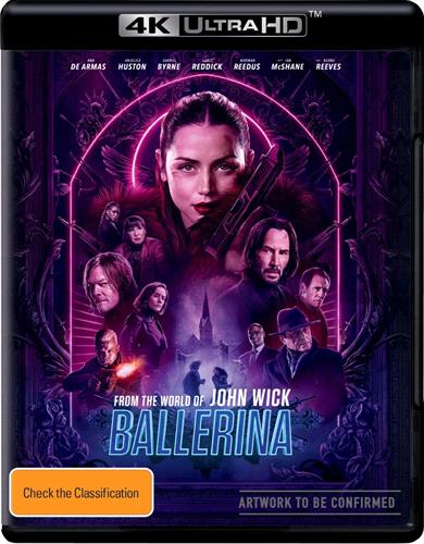 Glen Innes NSW, From John Wick - Ballerina, Movie, Action/Adventure, Blu Ray