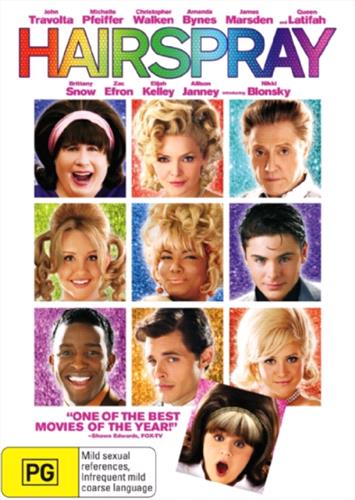 Glen Innes NSW, Hairspray, Movie, Music & Musicals, DVD