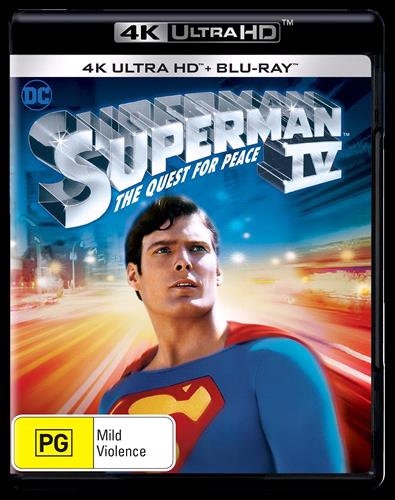 Glen Innes NSW, Superman IV - Quest For Peace, The, Movie, Action/Adventure, Blu Ray