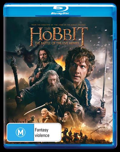 Glen Innes NSW, Hobbit, The - Battle Of The Five Armies, The, Movie, Action/Adventure, Blu Ray