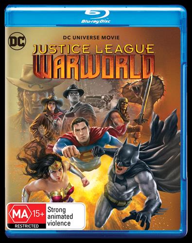 Glen Innes NSW, Justice League - Warworld, Movie, Action/Adventure, Blu Ray