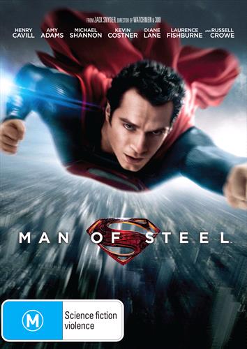Glen Innes NSW, Man Of Steel, Movie, Action/Adventure, DVD
