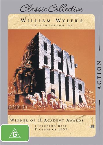 Glen Innes NSW, Ben Hur , Movie, Drama, DVD