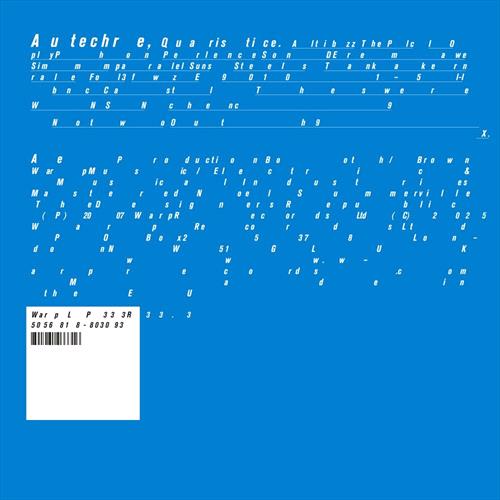 Glen Innes, NSW, Quaristice, Music, Vinyl, Inertia Music, Sep25, Warp, Autechre, Dance & Electronic