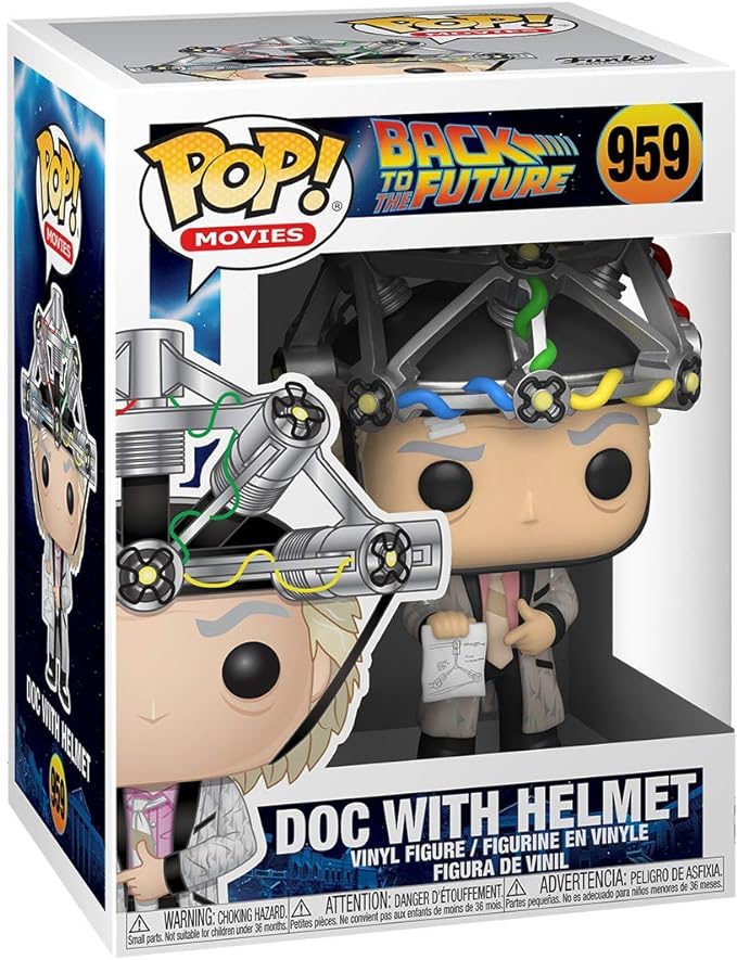 Back to the Future - Doc with Helmet Pop! Vinyl
