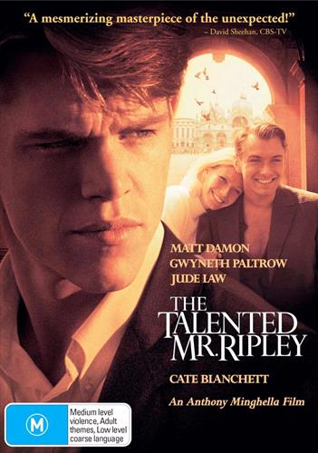 Glen Innes NSW, Talented Mr. Ripley, The, Movie, Thriller, DVD