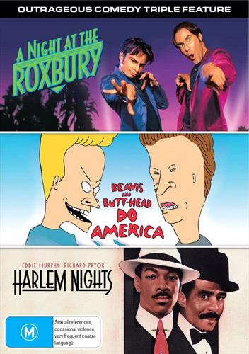 Glen Innes NSW, Night At The Roxbury, A / Beavis & Butthead Do America / Harlem Nights, Movie, Comedy, DVD