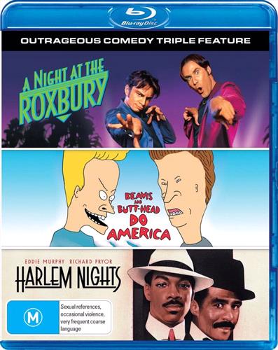 Glen Innes NSW, Night At The Roxbury, A / Beavis & Butthead Do America / Harlem Nights, Movie, Comedy, Blu Ray