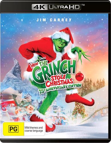 Glen Innes NSW, How The Grinch Stole Christmas, Movie, Children & Family, Blu Ray