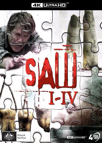 Glen Innes NSW, Saw / Saw II / Saw III / Saw IV, Movie, Horror/Sci-Fi, Blu Ray