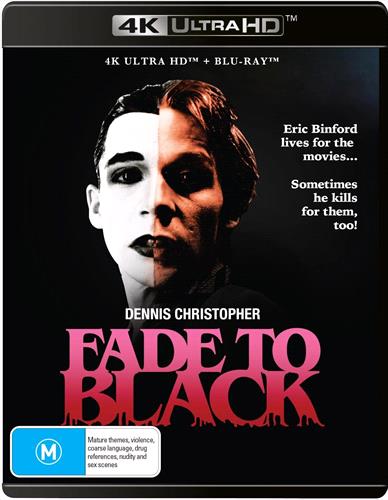 Glen Innes NSW, Fade To Black, Movie, Horror/Sci-Fi, Blu Ray