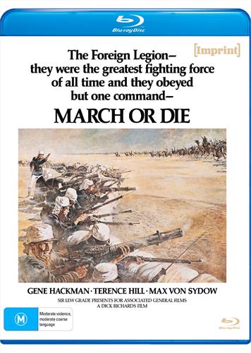 Glen Innes NSW, March Or Die, Movie, Drama, Blu Ray