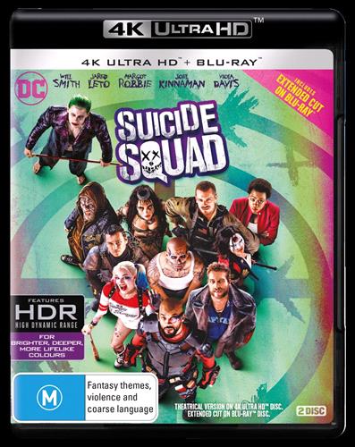 Glen Innes NSW, Suicide Squad, Movie, Action/Adventure, Blu Ray