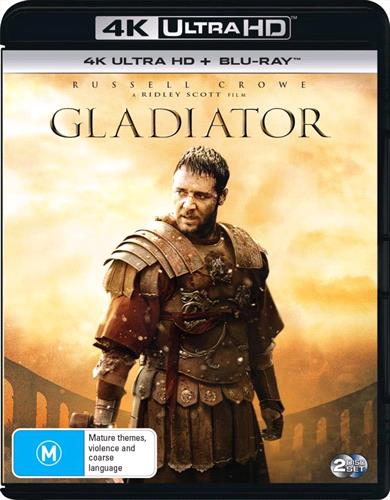 Glen Innes NSW, Gladiator, Movie, Action/Adventure, Blu Ray