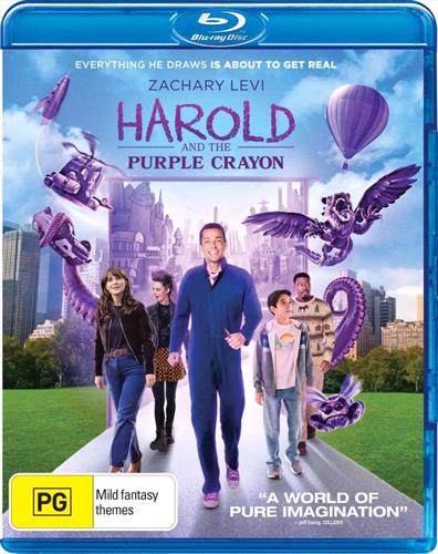 Glen Innes NSW, Harold And The Purple Crayon, Movie, Children & Family, Blu Ray