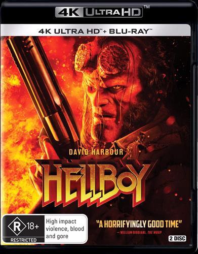 Glen Innes NSW, Hellboy, Movie, Action/Adventure, Blu Ray