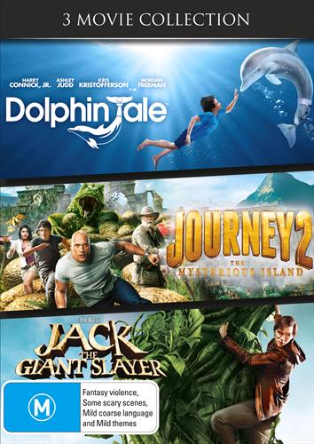 Glen Innes NSW, Dolphin Tale / Journey 2 - The Mysterious Island / Jack The Giant Slayer, Movie, Children & Family, DVD