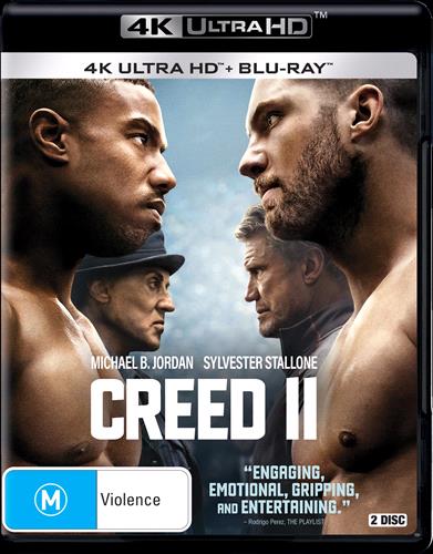 Glen Innes NSW, Creed II, Movie, Drama, Blu Ray