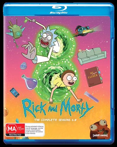 Glen Innes NSW, Rick And Morty, TV, Comedy, Blu Ray