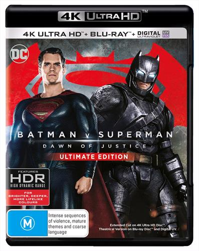 Glen Innes NSW, Batman V Superman - Dawn Of Justice, Movie, Action/Adventure, Blu Ray