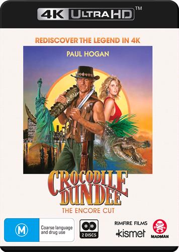 Glen Innes NSW, Crocodile Dundee - Encore Cut, The, Movie, Action/Adventure, Blu Ray