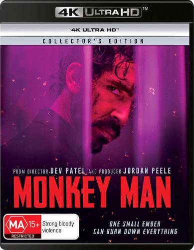 Glen Innes NSW, Monkey Man, Movie, Action/Adventure, Blu Ray