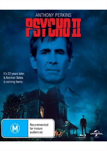 Glen Innes NSW, Psycho II, Movie, Horror/Sci-Fi, Blu Ray