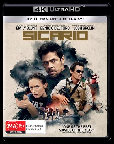Glen Innes NSW, Sicario, Movie, Action/Adventure, Blu Ray