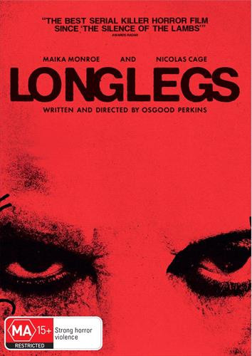Glen Innes NSW, Longlegs, Movie, Thriller, DVD