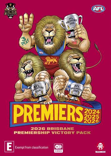 Glen Innes NSW, AFL - 2026 Premiers Brisbane Lions Victory Pack, Movie, Sports & Recreation, DVD