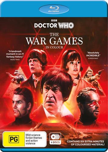 Glen Innes NSW, Doctor Who - War Games In Colour, The, Movie, Horror/Sci-Fi, Blu Ray