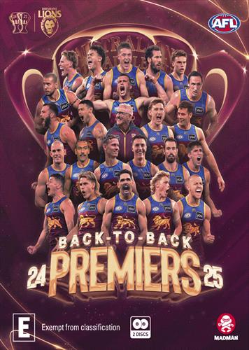 Glen Innes NSW, AFL - Brisbane Lions Back-To-Back Premiers 2024 & 2025, Movie, Sports & Recreation, Blu Ray