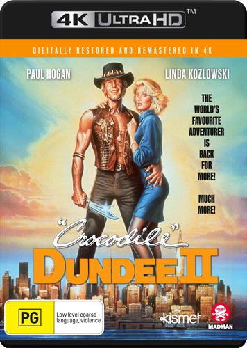 Glen Innes NSW, Crocodile Dundee II, Movie, Action/Adventure, Blu Ray