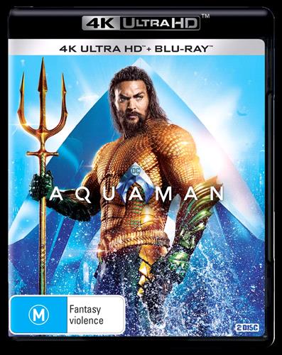 Glen Innes NSW, Aquaman, Movie, Action/Adventure, Blu Ray