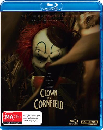 Glen Innes NSW, Clown In A Cornfield, Movie, Horror/Sci-Fi, Blu Ray