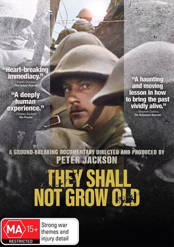 Glen Innes NSW, They Shall Not Grow Old, Movie, Special Interest, DVD