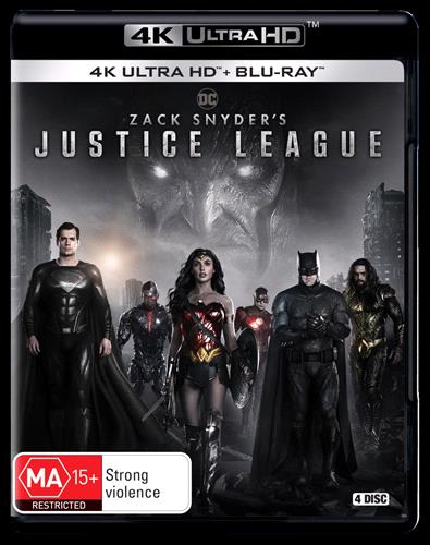 Glen Innes NSW, Zack Snyder's Justice League, Movie, Action/Adventure, Blu Ray
