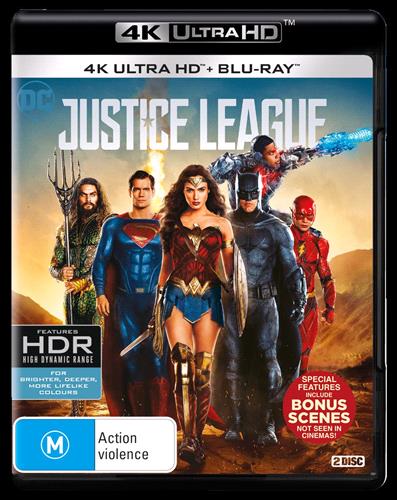Glen Innes NSW, Justice League, Movie, Action/Adventure, Blu Ray