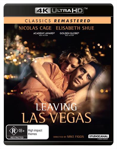Glen Innes NSW, Leaving Las Vegas, Movie, Drama, Blu Ray
