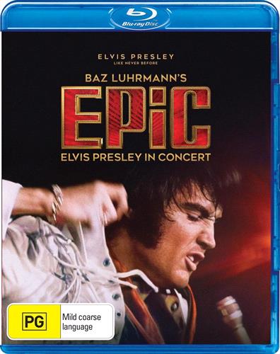 Glen Innes NSW, Epic - Elvis Presley In Concert, Movie, Special Interest, Blu Ray