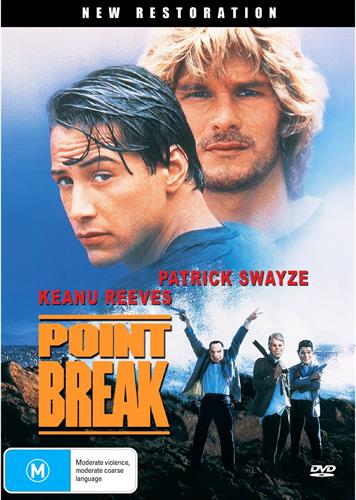 Glen Innes NSW, Point Break, Movie, Action/Adventure, DVD