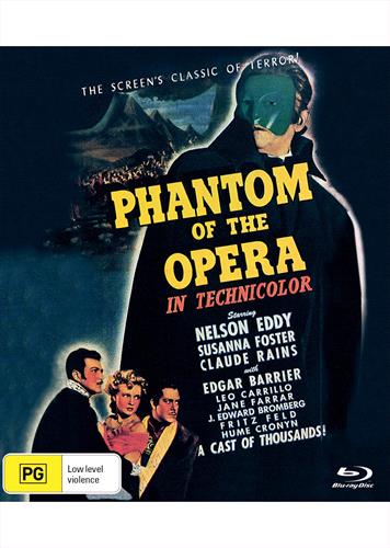 Glen Innes NSW, Phantom Of The Opera, Movie, Horror/Sci-Fi, Blu Ray