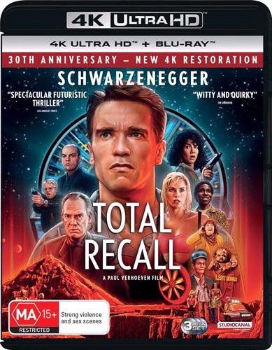 Glen Innes NSW, Total Recall, Movie, Horror/Sci-Fi, Blu Ray