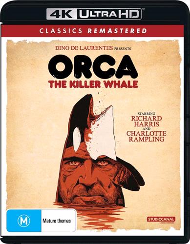 Glen Innes NSW, Orca - Killer Whale, The, Movie, Thriller, Blu Ray