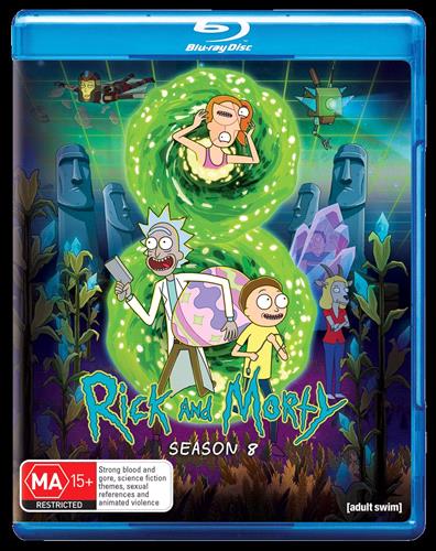 Glen Innes NSW, Rick And Morty, TV, Comedy, Blu Ray