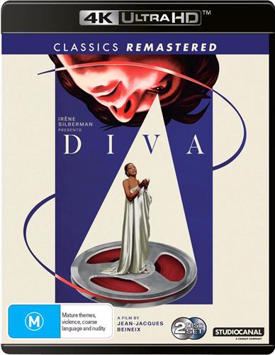 Glen Innes NSW, Diva, Movie, Thriller, Blu Ray