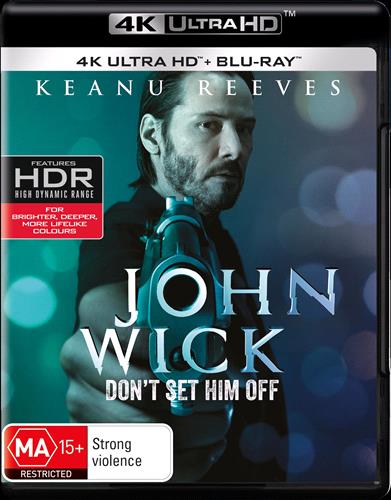 Glen Innes NSW, John Wick, Movie, Action/Adventure, Blu Ray