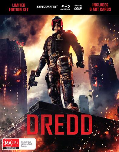 Glen Innes NSW, Dredd, Movie, Action/Adventure, Blu Ray