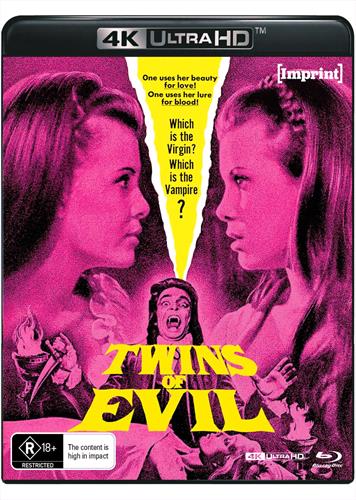 Glen Innes NSW, Twins Of Evil, Movie, Horror/Sci-Fi, Blu Ray